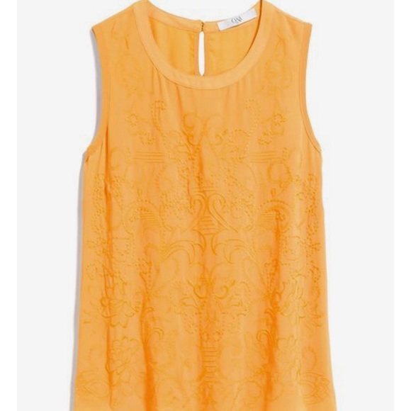 Q&A Embroidered Mustard Top - Picture 3 of 7